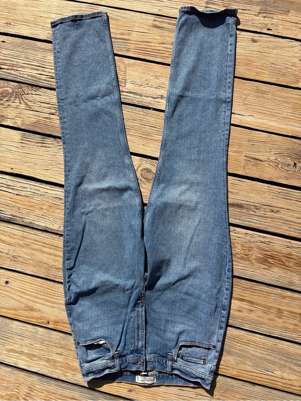 Abercrombie & Fitch the slim straight ultra high rise Jeans 31/12L curve love - Picture 4 of 16